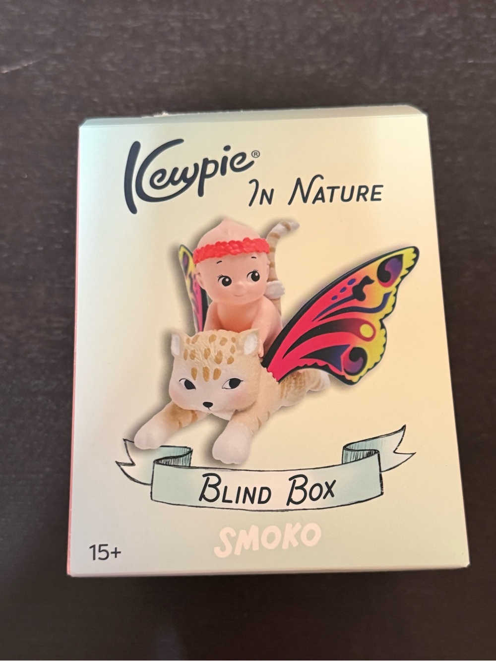 NEW SMOKO KEWPIE®️ IN NATURE BLIND BOX FIGURE- Kewpie and a Flying Cat